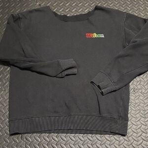 Wilson Black Crew Neck Women's Sweater